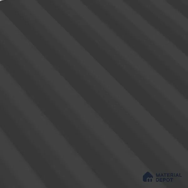 Subway Fluted Wall Tile TL 06522 G Pigmento Black 2 ft x 1 ft Ceramic Matte Finish - 8 mm | Suitable for Kitchen & Bathroom | Please Expect a Slight Variation of Pattern