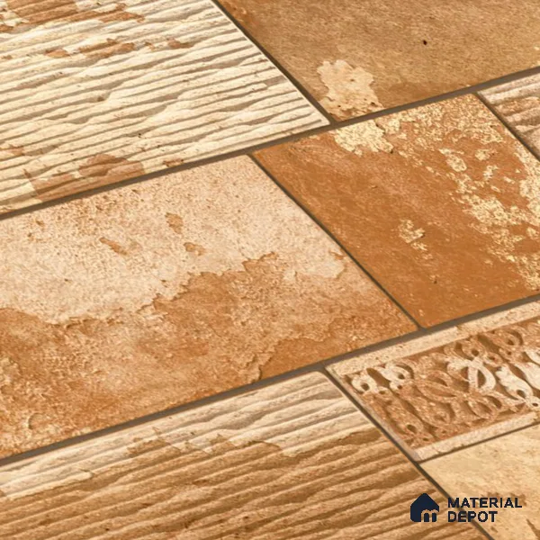 TL 04274 Earth Brown Matte Finish 600 x 300 mm Elevation Wall Cladding Tile - 10 mm