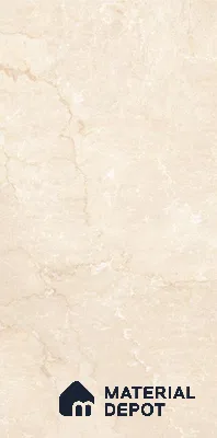 Marble Wall & Floor Tile | TL 02571 Botticino Tortilla 4 ft x 2 ft Glossy Finish Random Design Vitrified Tile - 9 mm | Suitable For Living Room, Bedroom, Kitchen (Sample)