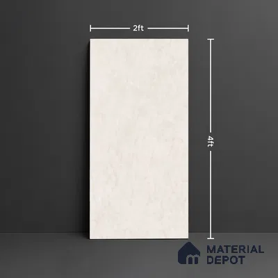 TL 08791 B Bottochino Crema 4 ft x 2 ft Endless Matte Finish Vitrified Wall & Floor Tile - 9 mm