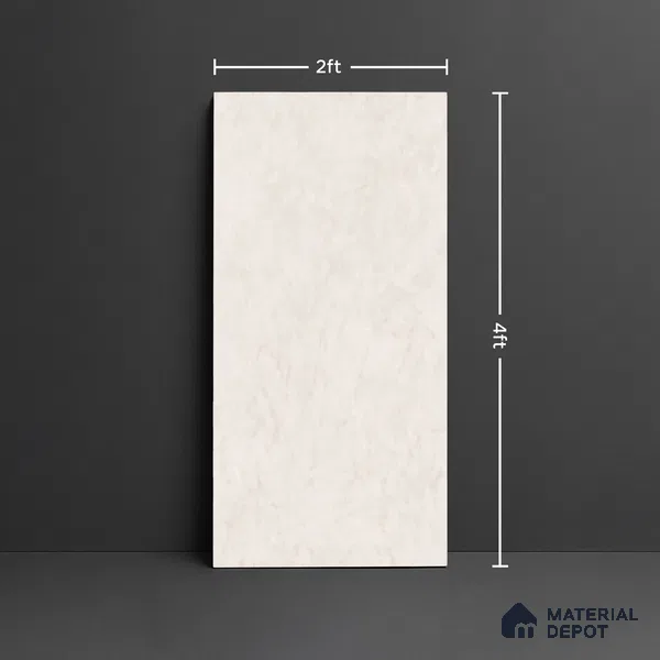 TL 08791 B Bottochino Crema 4 ft x 2 ft Endless Matte Finish Vitrified Wall & Floor Tile - 9 mm
