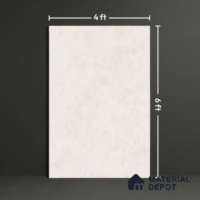 TL 08791 Bottochino Crema 6 ft x 4 ft Endless Glossy Finish Vitrified Wall & Floor Tile - 15 mm | Adhesive and Spacers Must be Used During Installation