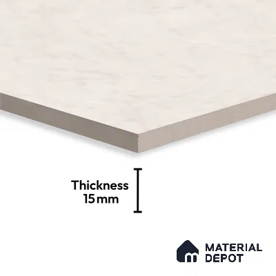 TL 08791 Bottochino Crema 6 ft x 4 ft Endless Glossy Finish Vitrified Wall & Floor Tile - 15 mm | Adhesive and Spacers Must be Used During Installation