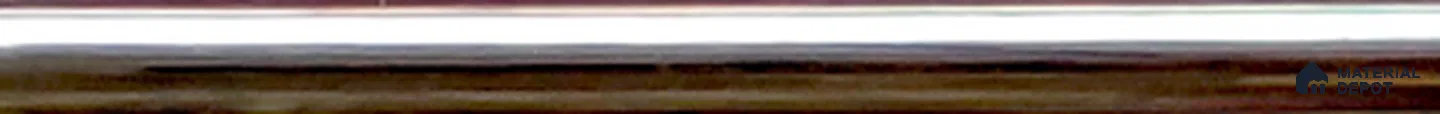 BR NI Silver Flat T Square Half Round Brass Profile Glossy Finsh TF 00445 Q | 3 ft x 7 mm | Wall Use | 10.93 mm 