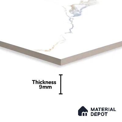 Marble Floor & Wall Tile TL 05575 Satvario Breza 4 ft x 2 ft Glossy Finish Vitrified Tile - 9 mm (Random 4)