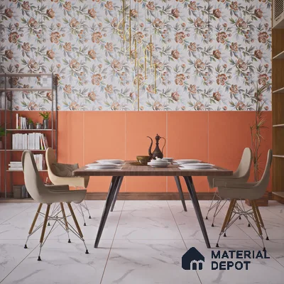 TL 00696 A Brick Blush Series Plain Red Matte Finish 4 ft x 2 ft Full Body Vitrified Tile - 9 mm (Sample)