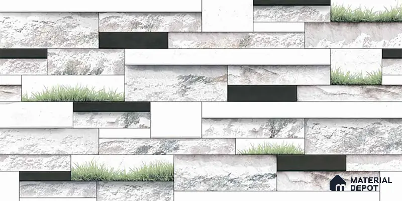 TL 01838 Brick Chalk White 600x300 mm Wall Elevation Tile - 8 mm