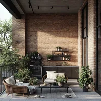 Brick Tiles for Balcony