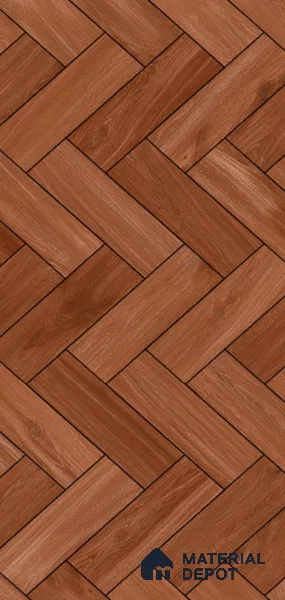 TL 07823 Briks Wood Brown 1200x600 mm Matte Finish Floor & Wall Tile - 9 mm (Random 4)