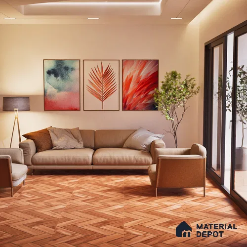 TL 07823 Briks Wood Brown 1200x600 mm Matte Finish Floor & Wall Tile - 9 mm (Random 4)