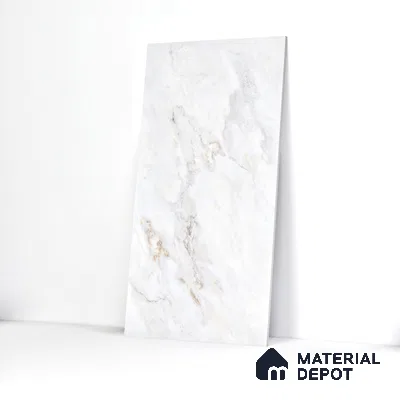 Endless Floor & Wall Tile TL 06271 Digital Breeze White 4 ft x 2 ft Vitrified Matte Finish - 9 mm (Random Design 4) | Suitable for Living Room, Bedroom, Bathroom & Kitchen (Sample)