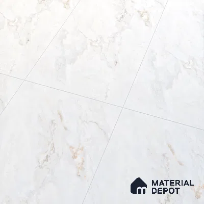Endless Floor & Wall Tile TL 06271 Digital Breeze White 4 ft x 2 ft Vitrified Matte Finish - 9 mm (Random Design 4) | Suitable for Living Room, Bedroom, Bathroom & Kitchen (Sample)