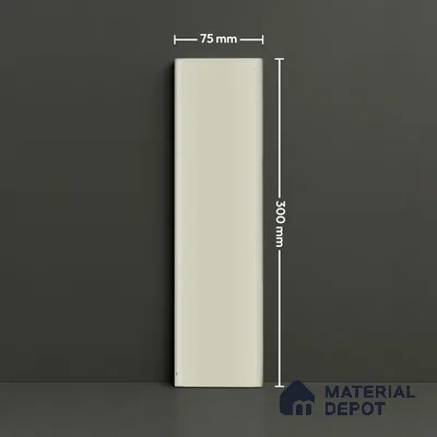 Subway Wall Tile TL 04962 Reflectos Olive Grigio 12 x 3 inch Ceramic Glossy Finish - 6.5 mm | Suitable for Highlighter Walls, Foyer, Bathroom, Kitchen Wall & Backsplashes