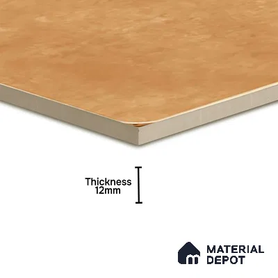 Budget Friendly Plain Look Value for Money Parking Brown Floor Tile 16 x 16 inch | TL 00600 | Vitrified Matte Finish Tile - 12 mm | Suitable For Parking, Bathroom, Balcony & Terrace | Pattern Alignment May Vary | 2-3 mm Spacer is Mandatory