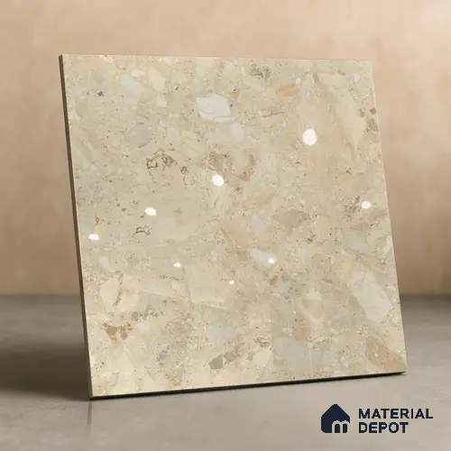 TL 02927 Brown 2 ft x 2 ft Glossy Finish Vitrified Floor & Wall Tile - 9.5 mm