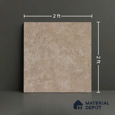 TL 10197 Brown Matte Finish Vitrified Full Body Tile2 ft x 2 ft  Tile - 15 mm