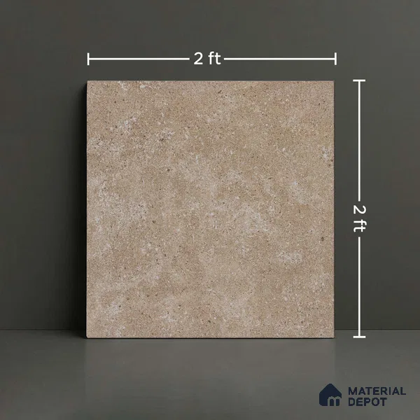 TL 10197 Brown Matte Finish Vitrified Full Body Tile2 ft x 2 ft Tile - 15 mm