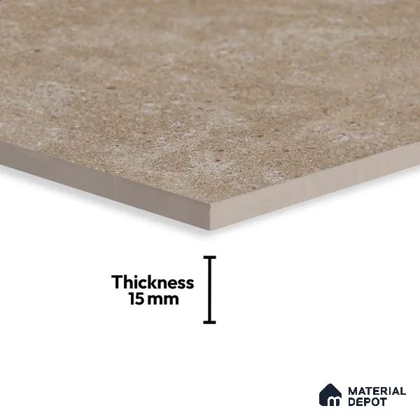 TL 10197 Brown Matte Finish Vitrified Full Body Tile2 ft x 2 ft Tile - 15 mm