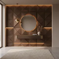 Brown 3D Wall Panels