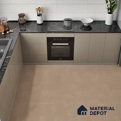 TL 00565 Brown Beaver 2 ft x 2 ft Matte Finish Digital Porcelain Floor & Wall Tile - 9.5 mm