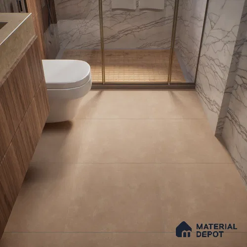 TL 00565 Brown Beaver 2 ft x 2 ft Matte Finish Digital Porcelain Floor & Wall Tile - 9.5 mm