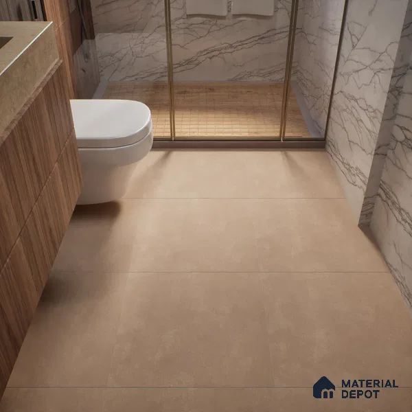 TL 00565 Brown Beaver 2 ft x 2 ft Matte Finish Digital Porcelain Floor & Wall Tile - 9.5 mm