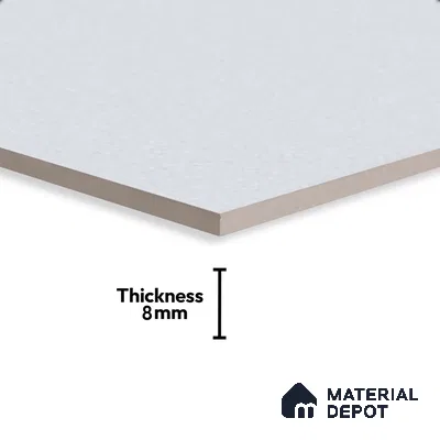 Stone Wall Tile TL 06483 E Coliseum Silver 2 ft x 1 ft Ceramic Matte Finish - 8 mm | Suitable for Living Room, Kitchen & Bathroom