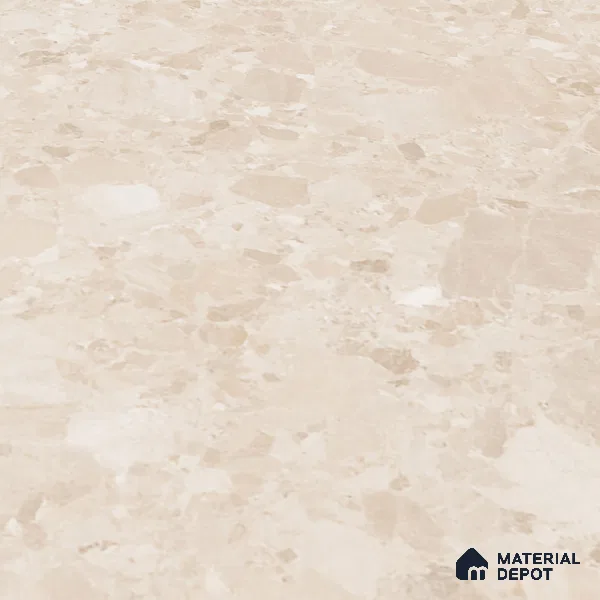 Marble Look Tile TL 09711 6 ft x 4 ft Glossy Finish Vitrified Tile - 15 mm | Adhesive and Spacers Must be Used During Installation