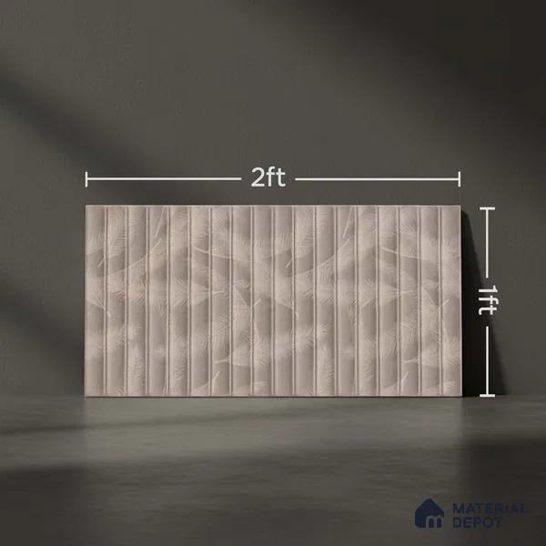 Highlighter Wall Tile TL 06530 B G Berlin Griss HL 02 2 ft x 1 ft Ceramic Matte Finish - 8 mm | Suitable for Living Room, Kitchen & Bathroom (Sample)