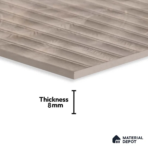 Highlighter Wall Tile TL 06530 B G Berlin Griss HL 02 2 ft x 1 ft Ceramic Matte Finish - 8 mm | Suitable for Living Room, Kitchen & Bathroom (Sample)