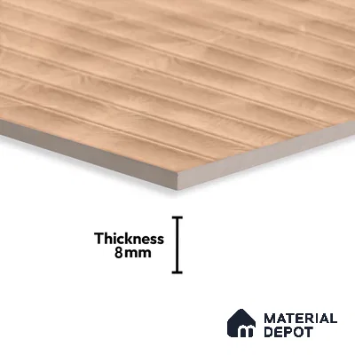 Highlighter Wall Tile TL 06530 E G Berlin Brown HL 02 2 ft x 1 ft Ceramic Matte Finish - 8 mm | Suitable for Living Room, Kitchen & Bathroom (Sample)