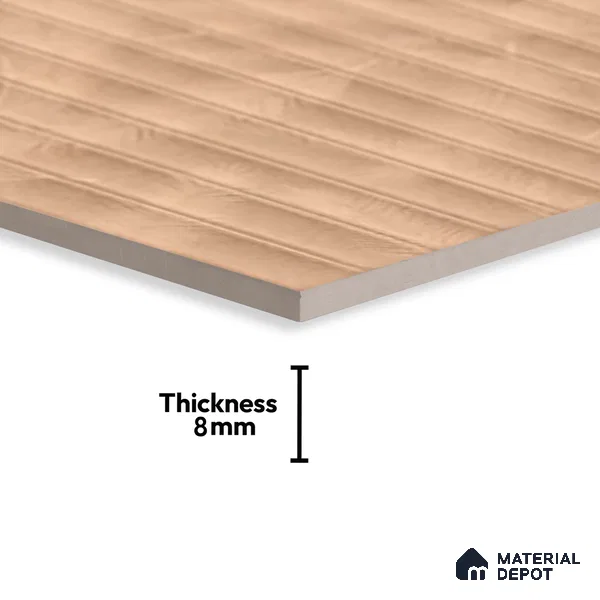 Highlighter Wall Tile TL 06530 E G Berlin Brown HL 02 2 ft x 1 ft Ceramic Matte Finish - 8 mm | Suitable for Living Room, Kitchen & Bathroom (Sample)