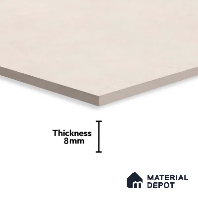 Plain Wall Tile TL 06530 I Berlin Blanco 2 ft x 1 ft Ceramic Matte Finish - 8 mm | Suitable for Living Room, Kitchen & Bathroom (Sample)