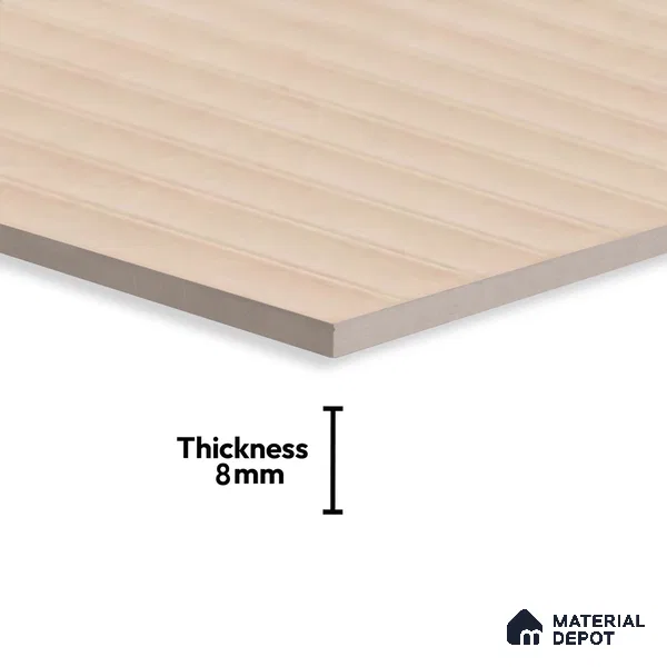 Highlighter Wall Tile TL 06530 J Berlin Beige HL 2 ft x 1 ft Ceramic Matte Finish - 8 mm | Suitable for Living Room, Kitchen & Bathroom (Sample)