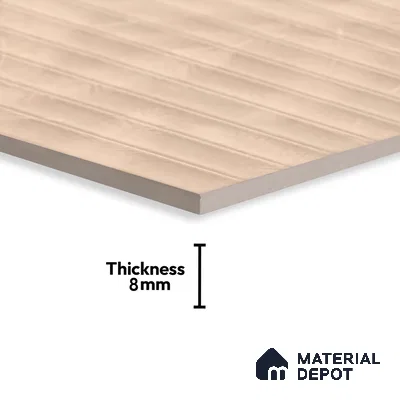 Highlighter Wall Tile TL 06530 K G Berlin Beige HL 02 2 ft x 1 ft Ceramic Matte Finish - 8 mm | Suitable for Living Room, Kitchen & Bathroom (Sample)