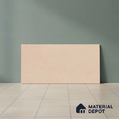 Plain Wall Tile TL 06530 L Berlin Beige 2 ft x 1 ft Ceramic Matte Finish - 8 mm | Suitable for Living Room, Kitchen & Bathroom (Sample)