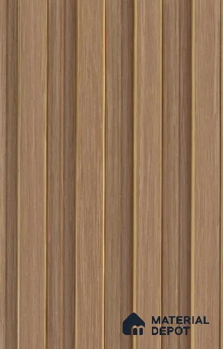 Honey Oak Wooden Louver PN 02716 C 8 ft x 4.6 inch Charcoal Panel - 10 mm | Suitable for Feature Wall, TV Unit & Living Room | Width is Subjected to 5% Variation