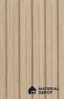 Wood Beige Wooden Louver PN 02717 C 8 ft x 4.6 inch Charcoal Panel - 10 mm | Suitable for Feature Wall, TV Unit & Living Room | Width is Subjected to 5% Variation