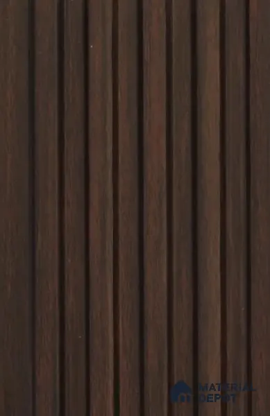 Espresso Brown Wooden Louver PN 02717 N 9.5 ft x 4.6 inch Charcoal Panel - 10 mm | Suitable for Feature Wall, TV Unit & Living Room | Width is Subjected to 5% Variation
