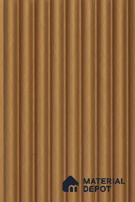 Golden Bronze Plain Colour Louver PN 02719 8 ft x 4.7 inch Charcoal Panel - 12 mm | Suitable for Feature Wall, TV Unit & Living Room | Width is Subjected to 5% Variation