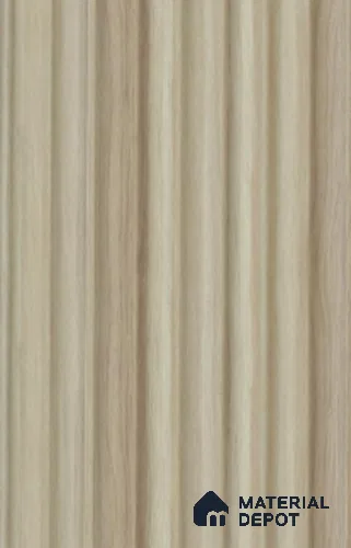 Light Maple Plain Colour Louver PN 02719 C 8 ft x 4.7 inch Charcoal Panel - 12 mm | Suitable for Feature Wall, TV Unit & Living Room | Width is Subjected to 5% Variation