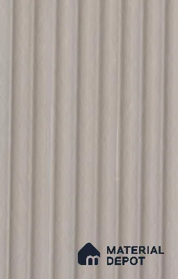 Dove Grey Plain Colour Louver PN 02719 G 8 ft x 4.7 inch Charcoal Panel - 12 mm | Suitable for Feature Wall, TV Unit & Living Room | Width is Subjected to 5% Variation