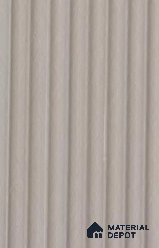 Dove Grey Plain Colour Louver PN 02719 G 8 ft x 4.7 inch Charcoal Panel - 12 mm | Suitable for Feature Wall, TV Unit & Living Room | Width is Subjected to 5% Variation