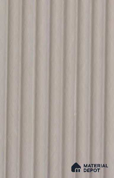 Dove Grey Plain Colour Louver PN 02719 G 8 ft x 4.7 inch Charcoal Panel - 12 mm | Suitable for Feature Wall, TV Unit & Living Room | Width is Subjected to 5% Variation