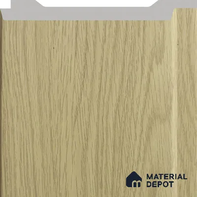 Golden Oak Wooden Louver PN 02735 J 9.5 ft x 4.8 inch Charcoal Panel - 12 mm | Suitable for Feature Wall, TV Unit & Living Room | Width is Subjected to 5% Variation