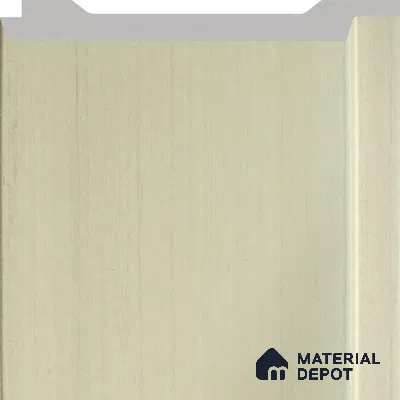 Soft Cream Wooden Louver PN 02735 M 9.5 ft x 4.8 inch Charcoal Panel - 12 mm | Suitable for Feature Wall, TV Unit & Living Room | Width is Subjected to 5% Variation