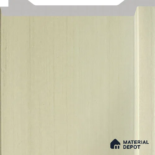 Soft Cream Wooden Louver PN 02735 E 8 ft x 4.8 inch Charcoal Panel - 12 mm | Suitable for Feature Wall, TV Unit & Living Room | Width is Subjected to 5% Variation