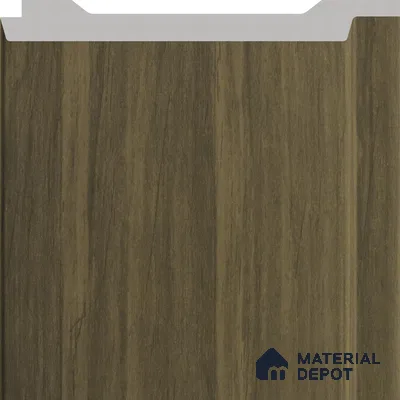 Dark Olive Wooden Louver PN 02735 G 8 ft x 4.8 inch Charcoal Panel - 12 mm | Suitable for Feature Wall, TV Unit & Living Room | Width is Subjected to 5% Variation