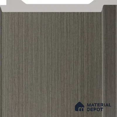Charcoal Gray Wooden Louver PN 02735 P 9.5 ft x 4.8 inch Charcoal Panel - 12 mm | Suitable for Feature Wall, TV Unit & Living Room | Width is Subjected to 5% Variation