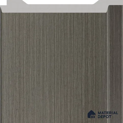 Charcoal Gray Wooden Louver PN 02735 P 9.5 ft x 4.8 inch Charcoal Panel - 12 mm | Suitable for Feature Wall, TV Unit & Living Room | Width is Subjected to 5% Variation